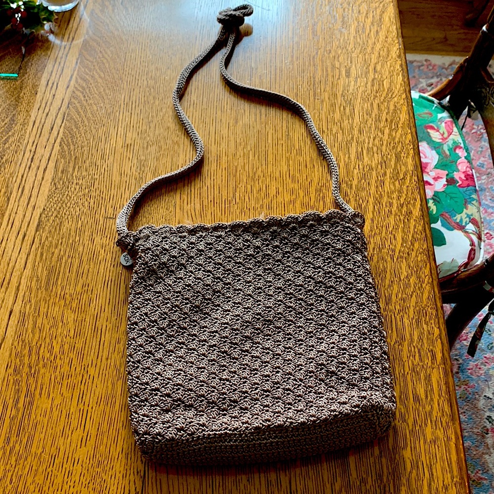 The Sak.   crocheted shoulder bag